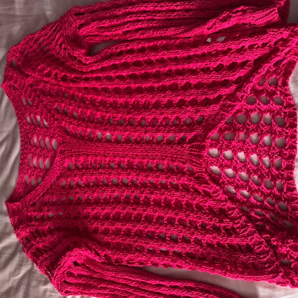 See through sweater